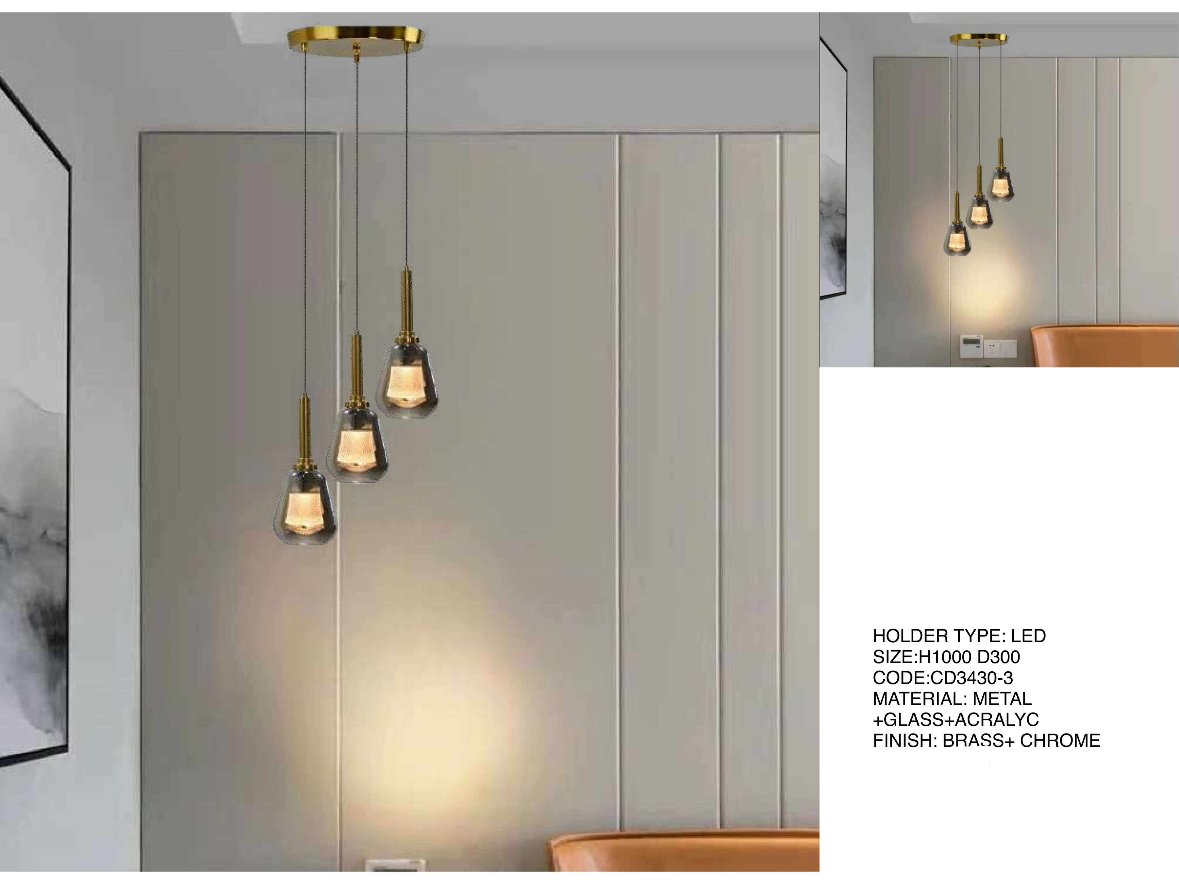 Beyond Lights - Glass Pendant Light- LCHL